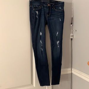 Low rise supper skinny jeans, Hollister, Size 3.